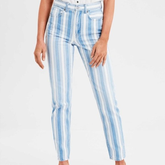 American Eagle Outfitters Striped Jeans - Never Worn - Picture 8 of 8